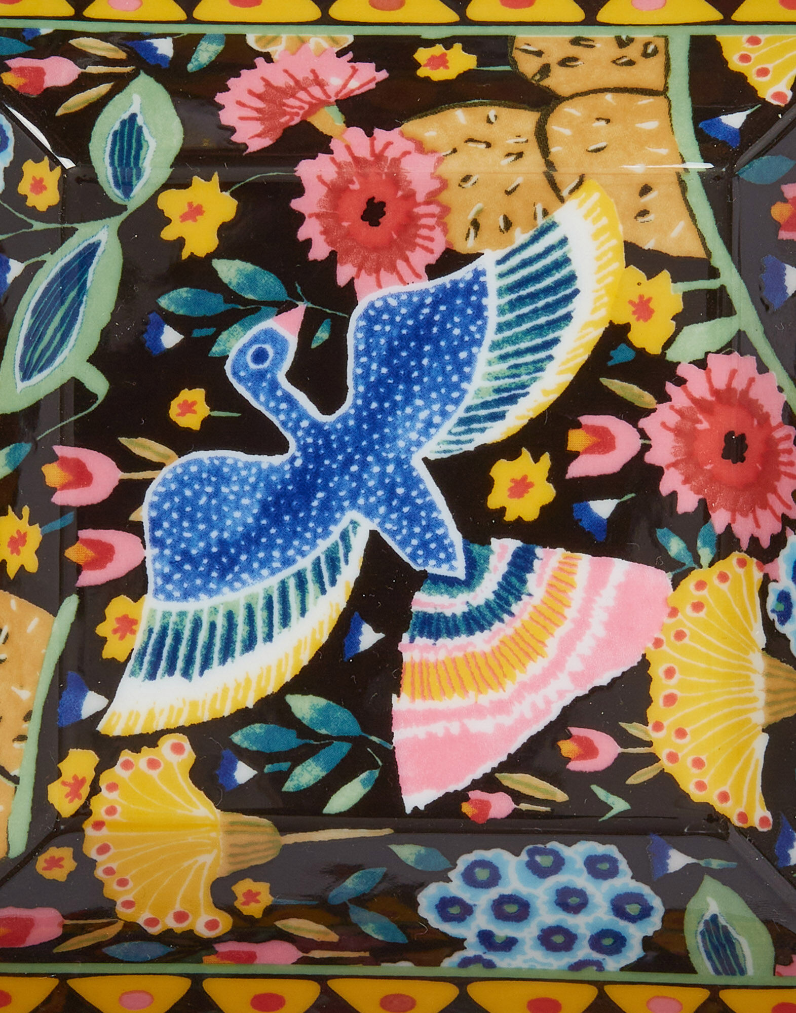 La DoubleJ Trinket Tray Colombo Black TRI0001CER001COL06BL01