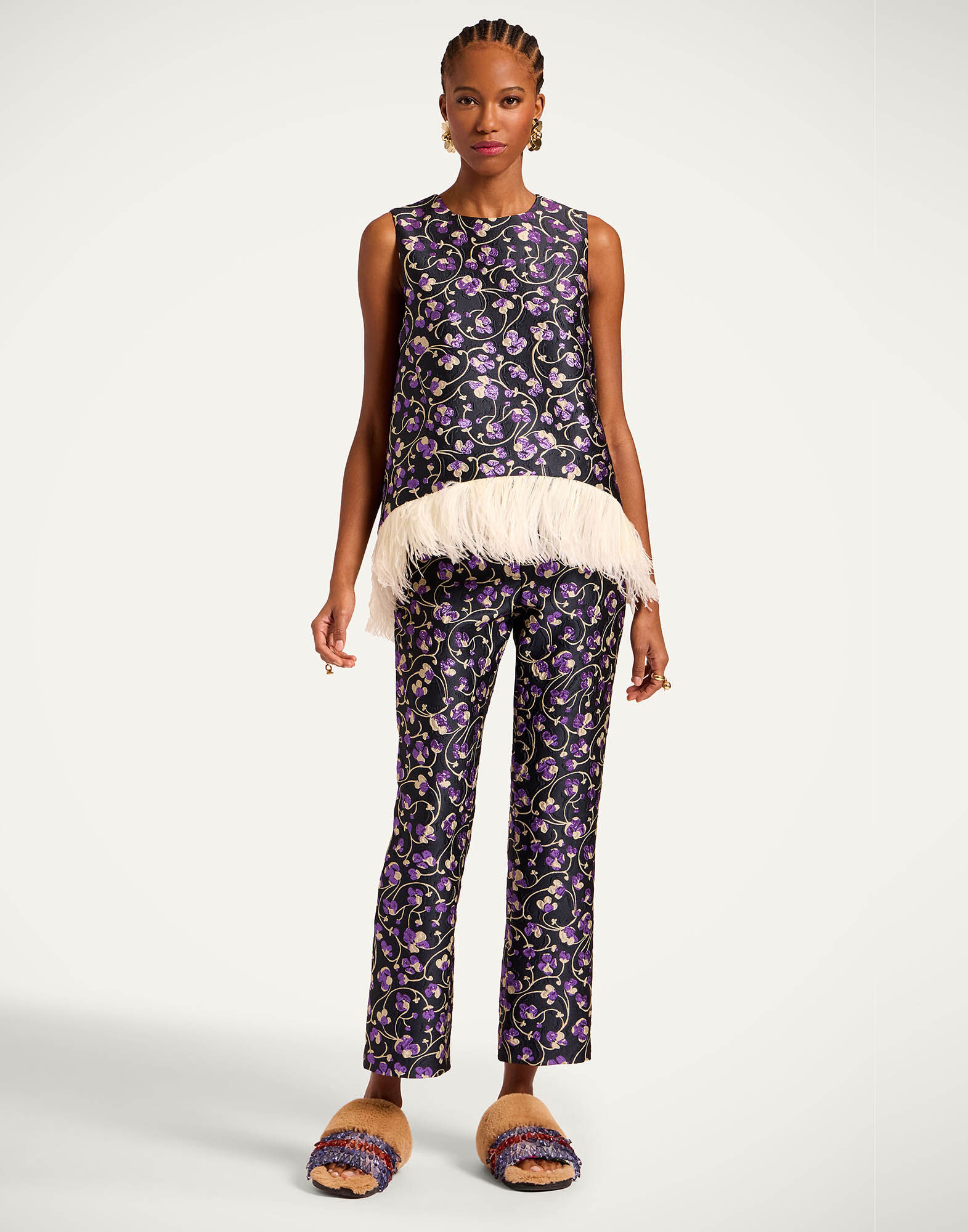 La DoubleJ 24/7 Pants Honeysuckle Black TRO0069JCQ128HNY02BL01