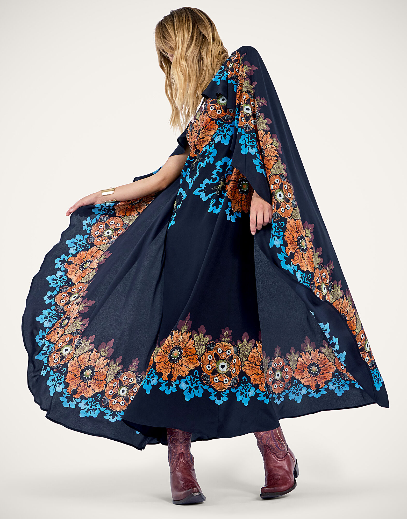 La DoubleJ Magic Dress Bounty Plac&eacute;e Orange DRE0959CRE002BOU01OR02