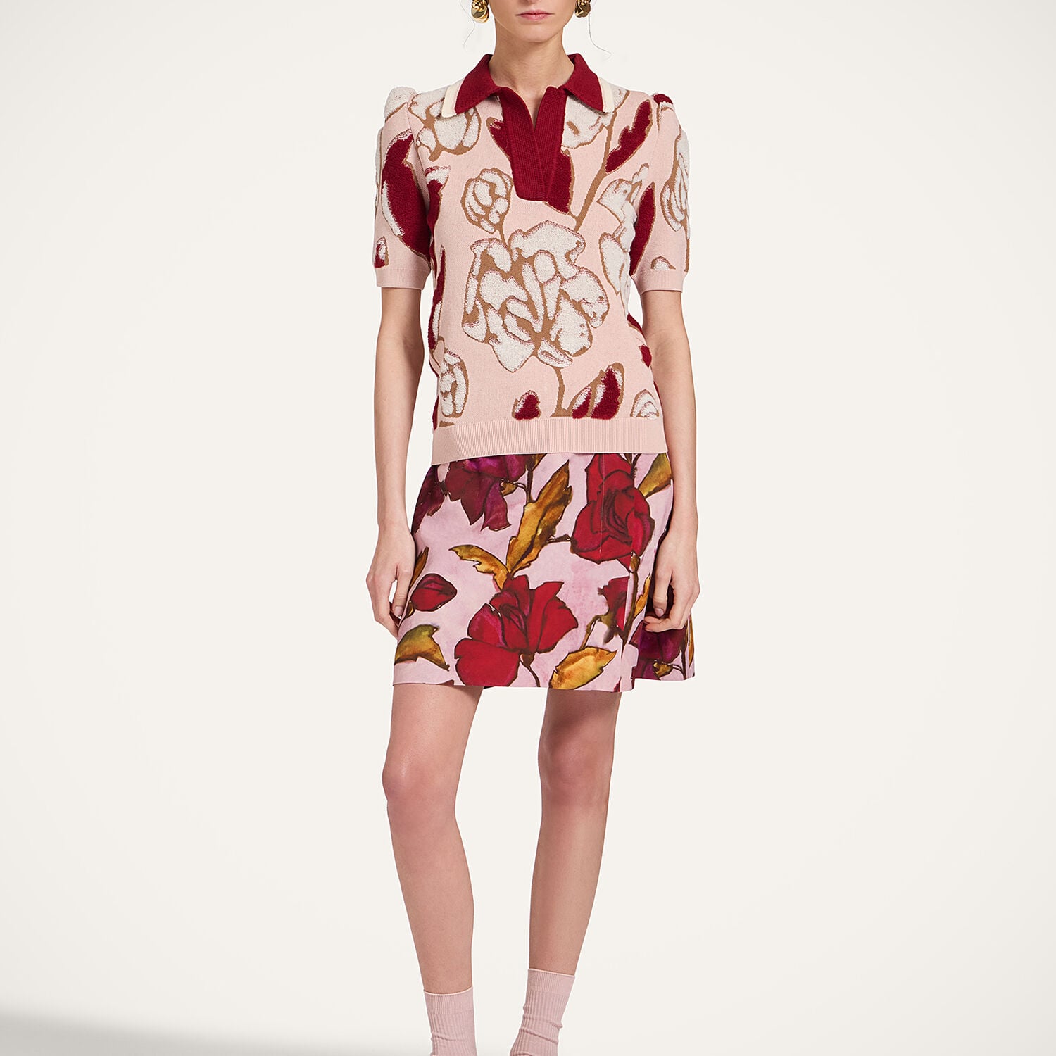 La Double J Mini Foulard Skirt