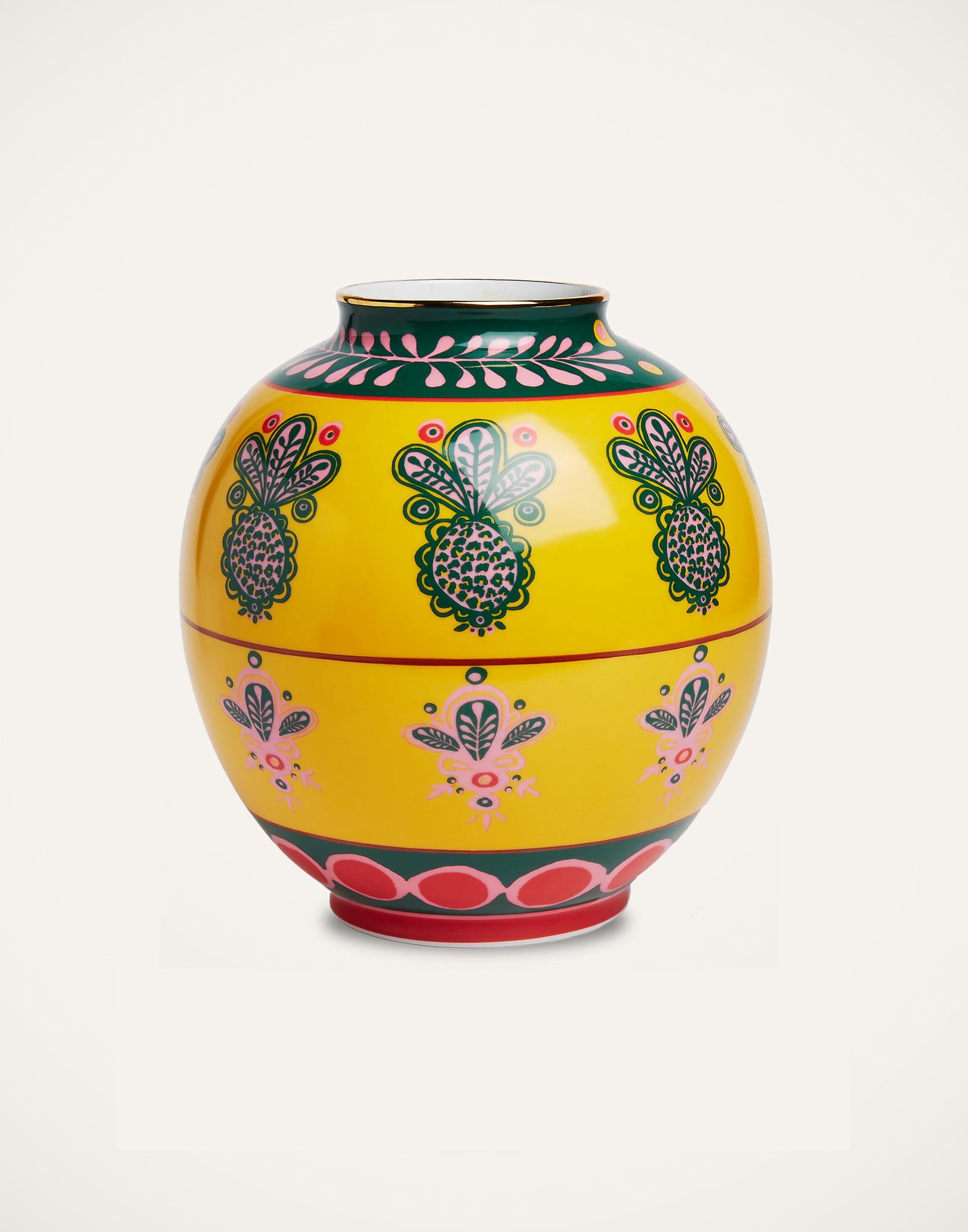 La DoubleJ Bubble Vase - Woman Vases Pineapple Giallo One Size