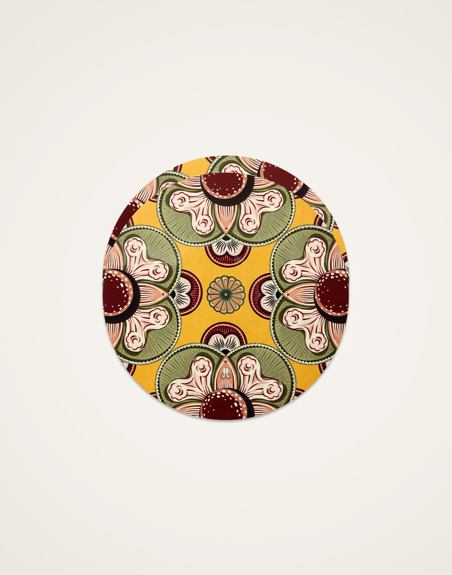 La DoubleJ Disk Placemats Set Of 2 - Woman Placemats & Runners Nucleus Saffron One Size