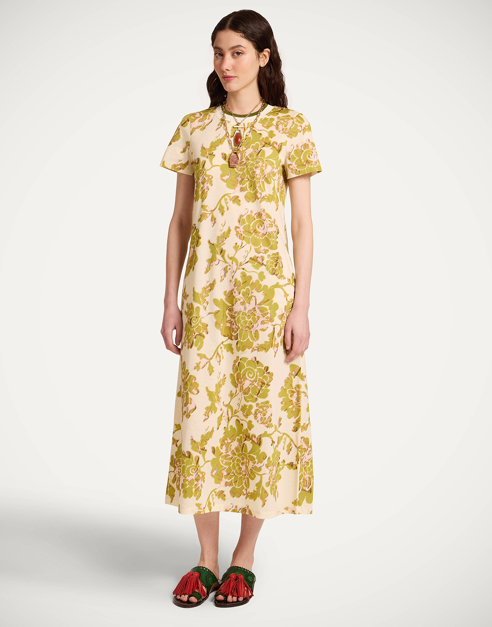 La DoubleJ Sporty Swing Dress - Woman Dresses Oasis Green L