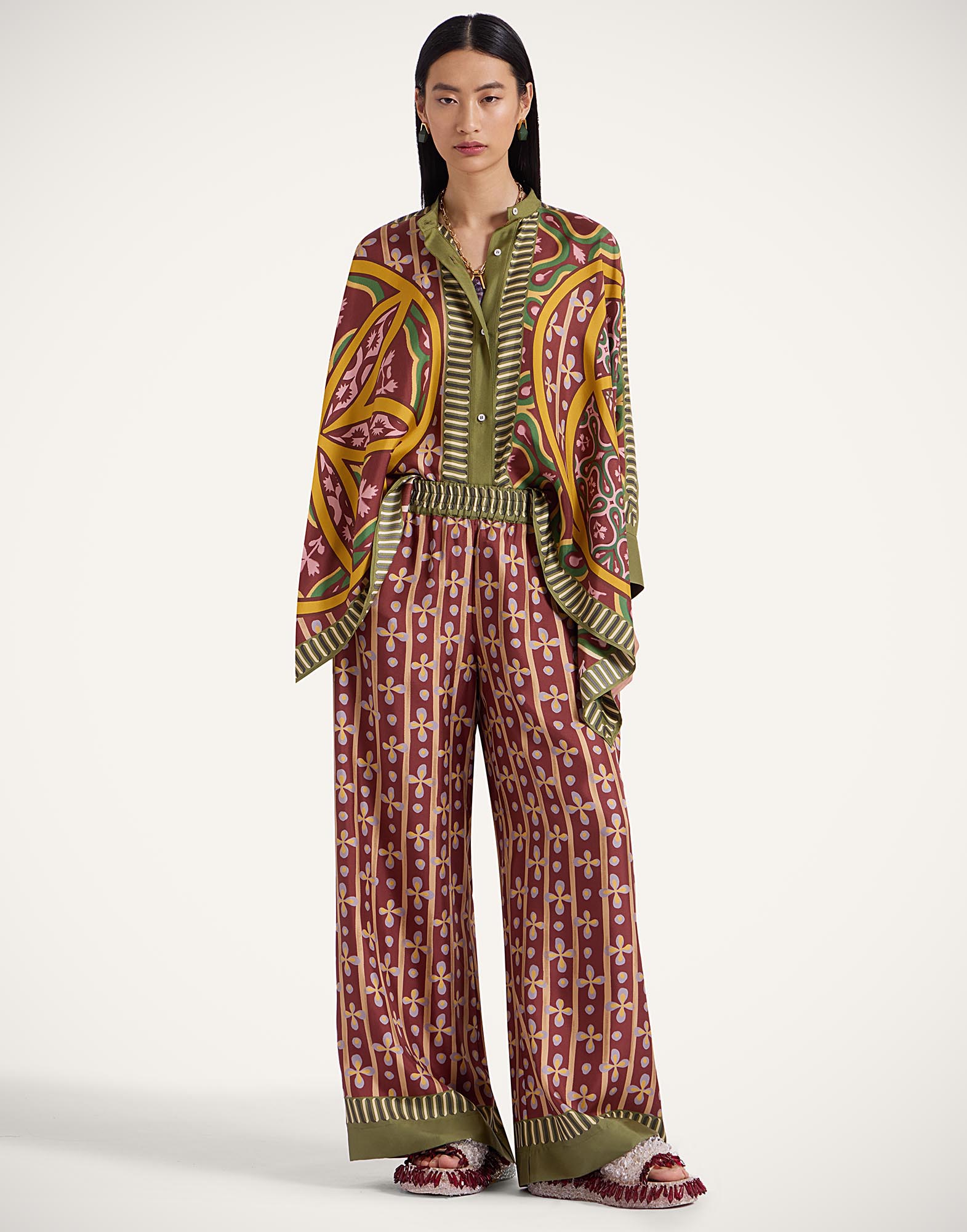 La DoubleJ Palazzo Pants - Woman Shorts & Pants Eclipse Placée Yellow L