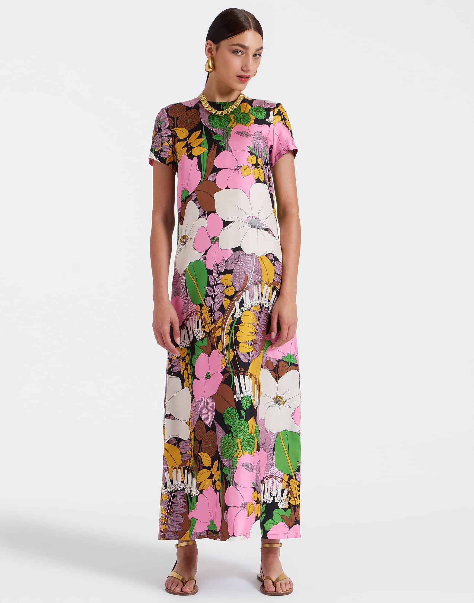 La DoubleJ Swing Dress - Woman Big Flower Xxl