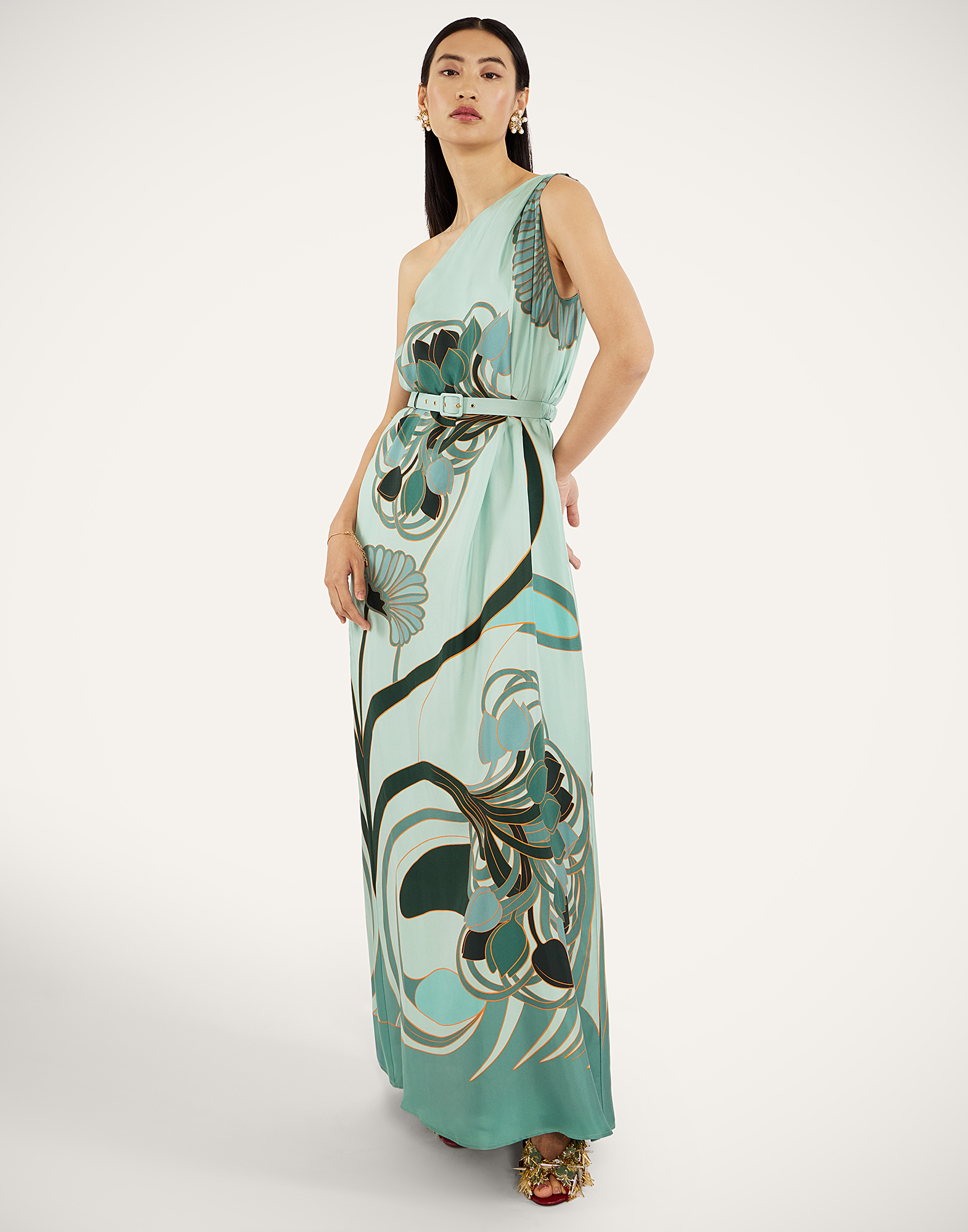 La DoubleJ Roy Dress - Woman Dresses Blooming Tulip Placée Mint S